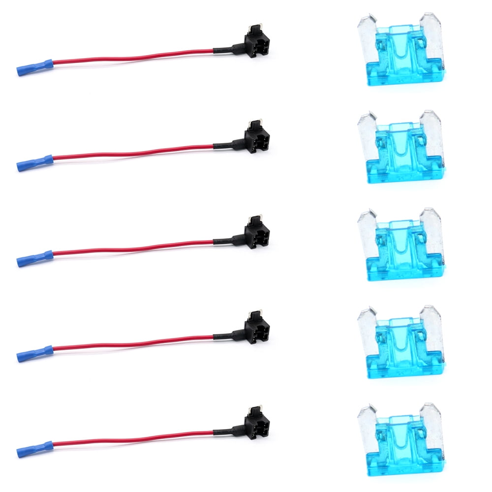 10Pcs 12V Car Addacircuit Low Profile Mini Fuse Tap Adapter Mini