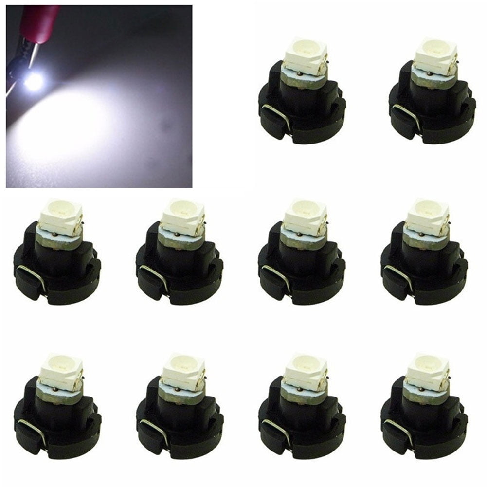 10Pcs 12V T3 3528 SMD LED Car Gauge Dashboard Cluster Bulb Lights Lamp Indicator