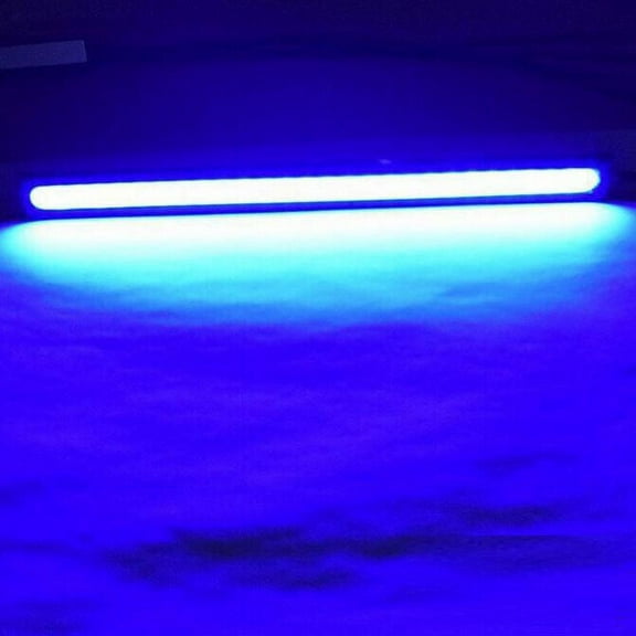 10Pcs 12V Waterproof White Blue Red DRL COB Car Caravan Boat LED Strip Light Bar