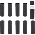 thumbnail image 1 of 10Pcs 12g Paperboard Lip Balm Tubes Lipstick Containers Round Refillable Kraft Containers for Solid Ointment Deodorant Sample Vial DIY Cosmetic Storage,Push-Up Style (black), 1 of 5