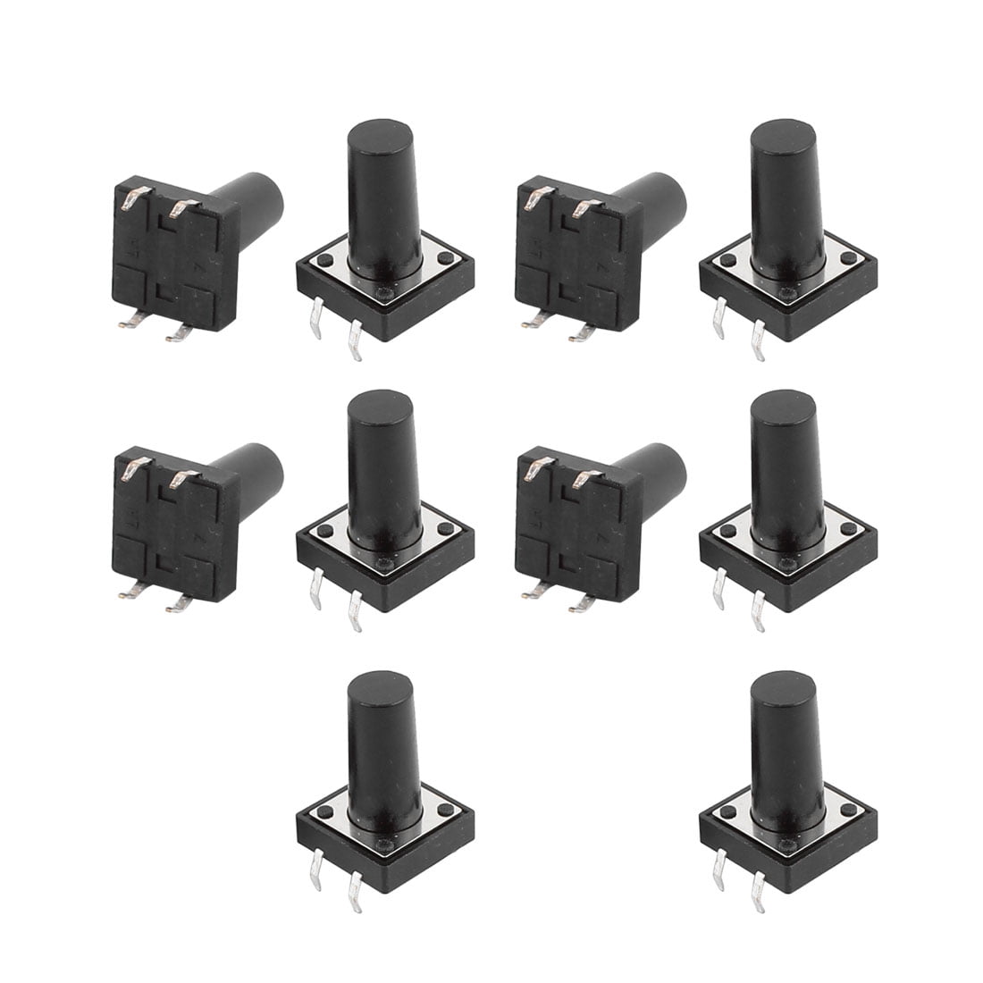 10Pcs 12mmx12mmx17mm PCB Momentary Tactile Tact Push Button Switch 4