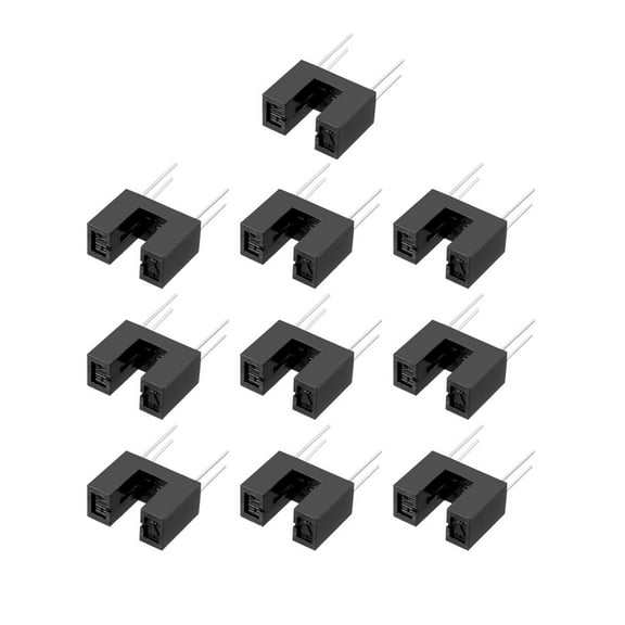 10Pcs 13/64" Slot PCB Photo Interrupter Optical Sensor Switch HY301-07