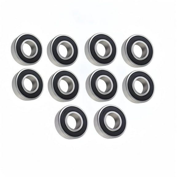 10Pcs 1623-2RS Deep Groove Ball Bearings 5/8"x1-3/8"x7/16" Double Sealed Ball Bearings for Scooters Elevators Skateboards