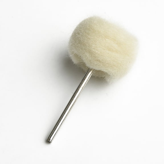 10Pcs 2.35 Shank Wool Polishing Wheel Brush Burrs Rust Removal Carving Tool