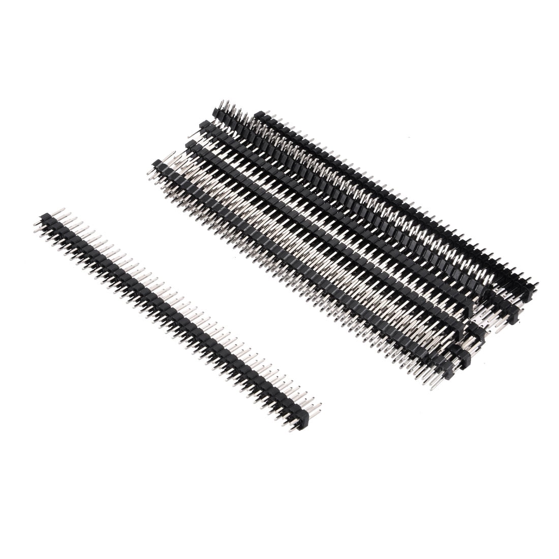 Sourcing Map 50Pcs 2.54mm Pitch 2x8-Pin Double Row Straight Connector Female Pin Header Strip PCB Board Socket