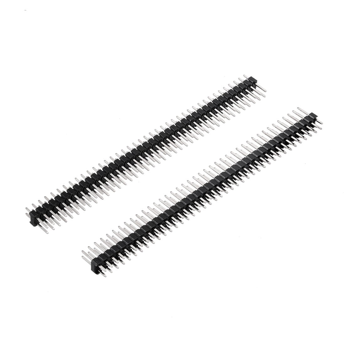 Uxcell 20Pcs 2.54mm Pitch Double Row 80-Pin Female Pin Header Connector - Straight Mount For PCB & Breadboards