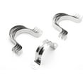 thumbnail image 1 of 10Pcs 2 Inch Stainless Steel Large Conduit Clamps, Two Hole Strap U Bracket Rigid Pipe Strap Metal U Clamp Conduit Strap Tension Clips U-tube Clamp Heavy Duty, 1 of 5
