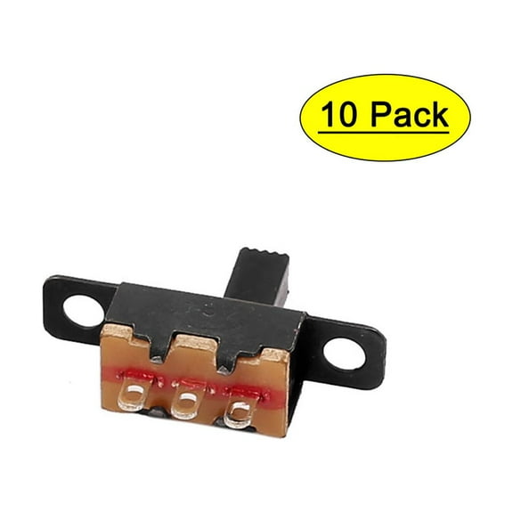 10Pcs 2 Position 3P SPDT Toggle Slide Switch On-Off PCB f DIY Making Model
