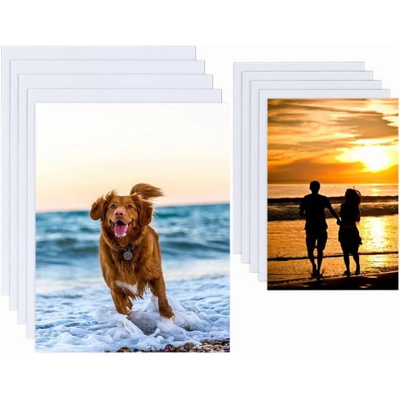10Pcs 2 Styles Aluminum Heat Transfer Picture Plate Sublimation Blank Metal Sign Board Rectangle for Heat Transfer Pressing Laser Engraving DIY