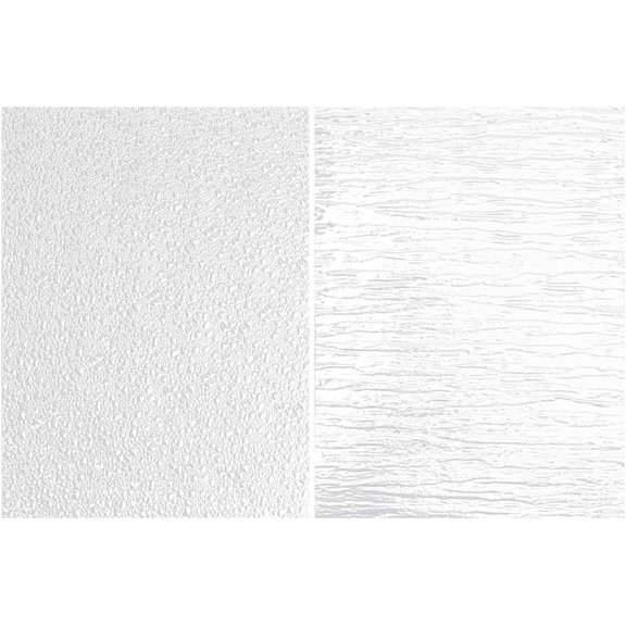 10Pcs 2 Styles Coated Paper Water Ripple Stickers Self Adhesive Decals for Architectural Model Decoration Rectangle Clear Craft
