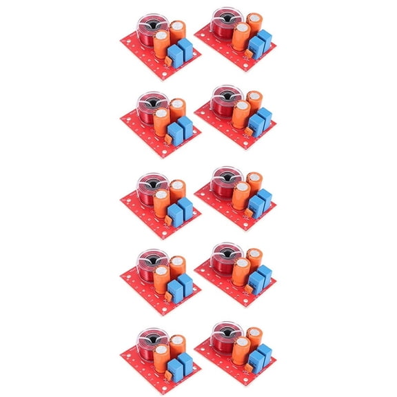 10Pcs 2 Way 80W Diy Speaker Filter Circuit Treble Frequency Divider Home Theater Hifi Stereo Audio Crossover Filter
