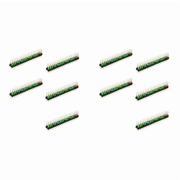 10Pcs 2 X 20 Pin Male GPIO Header for Zero Double Row 20 Pin Male Pin GPIO Connector Stacking Header Extend