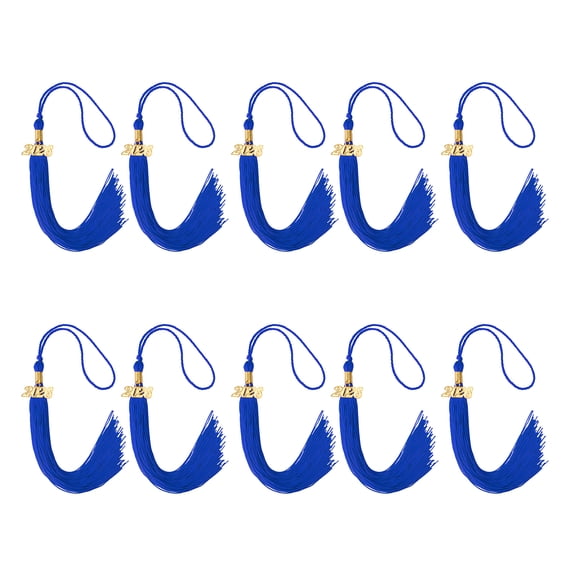 10Pcs 2026 Graduation Tassels With Year Charm For Bachelor Gown Cap Decoration