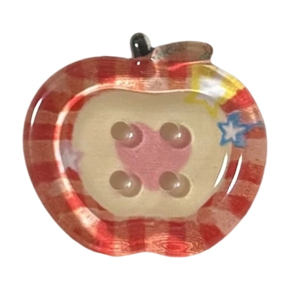 10Pcs 20mm Acrylic Button Sewing Craft Button Four Hole Button for Craft Clothes Sewing Decoration Knitting Dressmaking