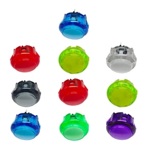 10Pcs 24mm/30mm Game Start Resetting Switches Controller Arcades Push Button for Arcades Video Game Consele Enduring