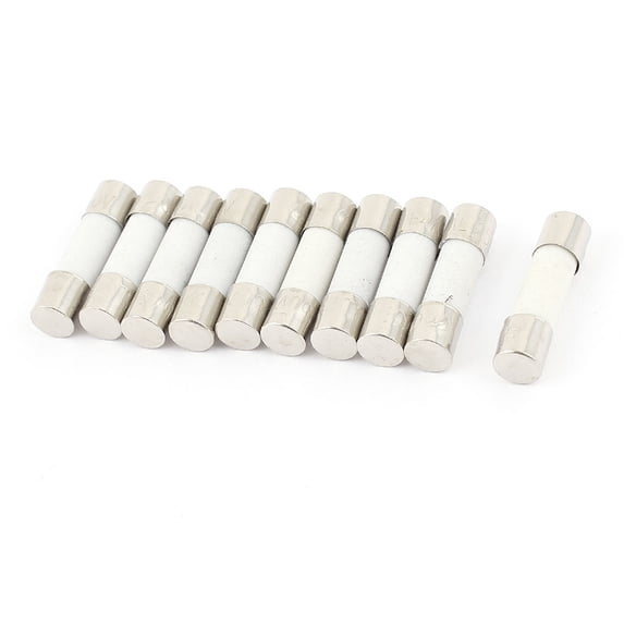 Unique Bargains 10Pcs 250V 30A F30A Fast Blow Ceramic Fuses Tubes 5mm x 20mm