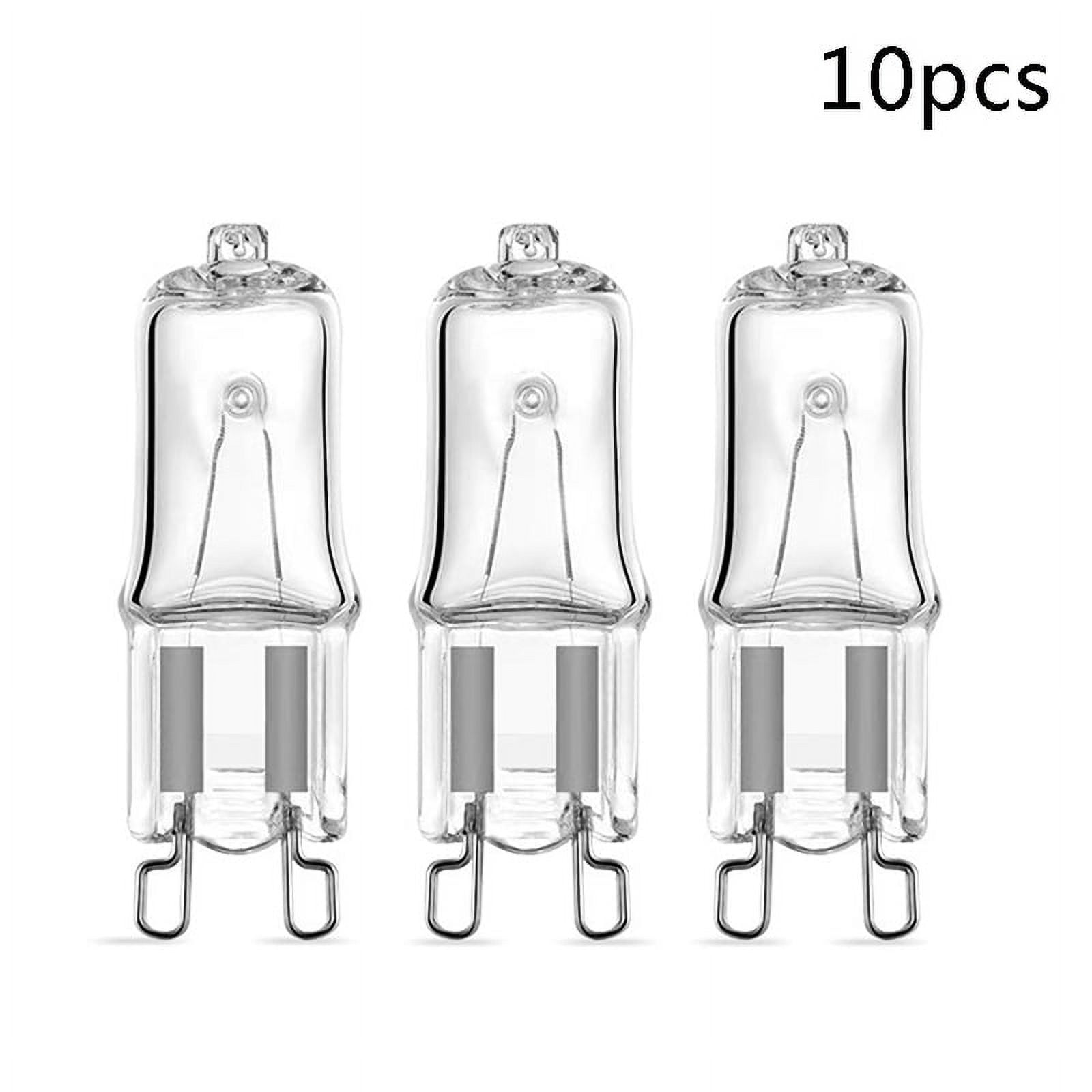 10Pcs 25W G9 Oven Light High Temperature Resistant Halogen Bulb Lamp