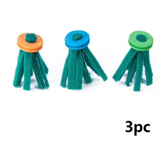 10Pcs 2x4 Inch Floating Spawning Mop for Aquarium Fish Breeding - Safe Soft Yarn Egg Collector for Bettas,Guppies,Tetras - No Damage Fish Tank Breeder Mop for Egg Laying and Fry Protection