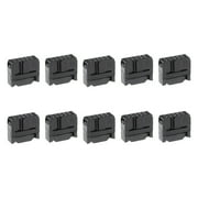 10Pcs 2x5Pin 2.54mm Pitch Double Rows Straight Connector IDC FC Ejector Header