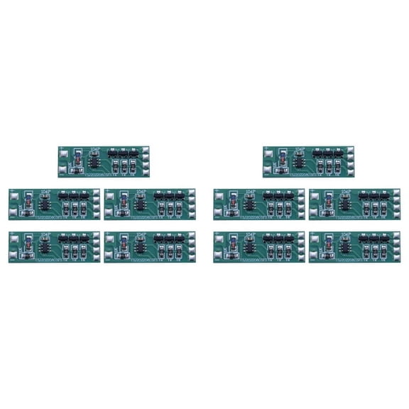 10Pcs 3-12V Flashing LED Light Module Red Blue Pair Flashing for Car Model Bicycle Electric Vehicle Light