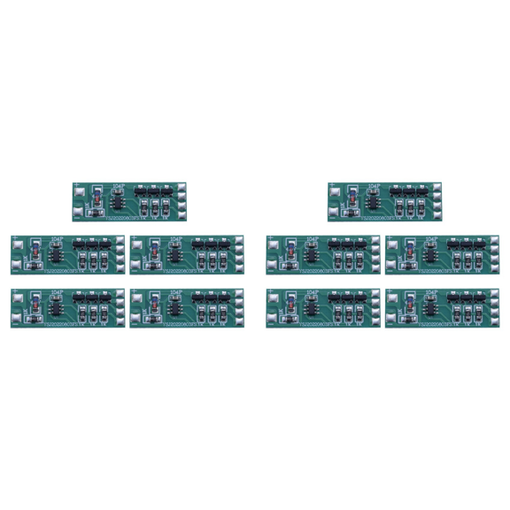 10Pcs 3-12V Flashing LED Light Module Red Blue Pair for Car Model Bicycle Electric Vehicle Safety