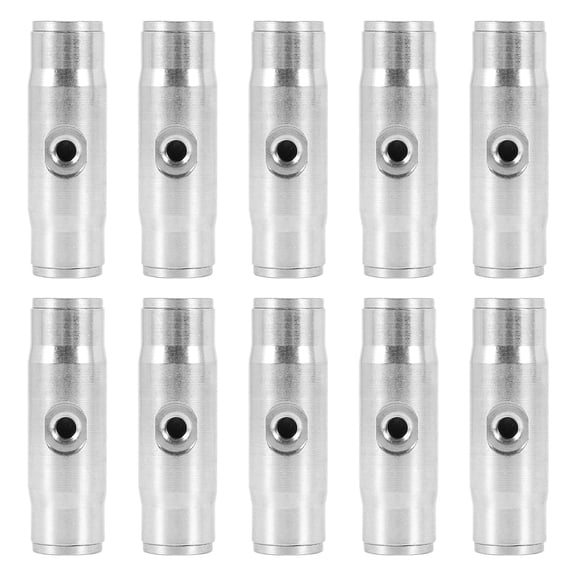 10Pcs 3/8 inch Slip Lok Misting Nozzle Coupling Tees 10/24 UNC 1000 PSI Quick Connect