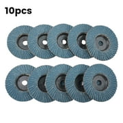 10Pcs 3" Grinding Wheel Flap Discs Angle Grinder Sanding Disc Wood Abrasive Tool