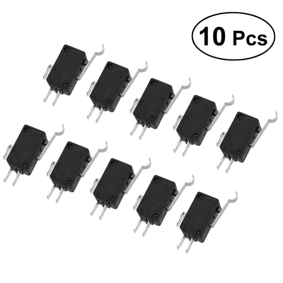 10Pcs 3 Momentary Long Hinge Lever Electrical Push Button