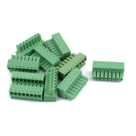 10Pcs 300V KF2EDGK 3.5mm Pitch 8-Pin PCB Screw Terminal Block Connector