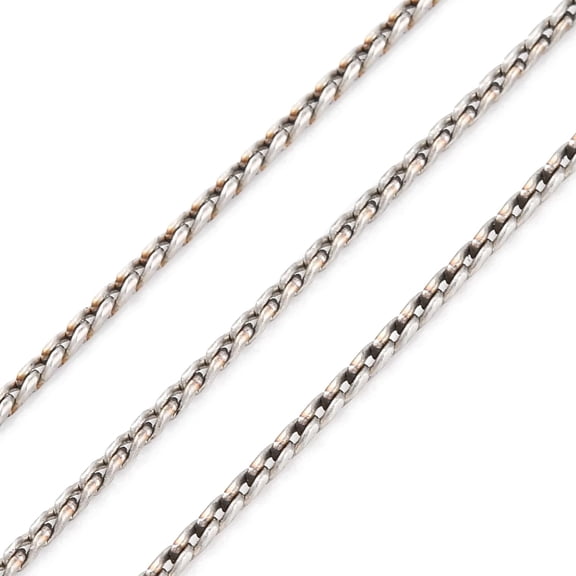 10Pcs 304 Stainless Steel Cable Chains Soldered Links Stainless Steel Color 1.5mm 1mm Width Durable for Jewelry Making Craft Projects and 10 Feet per Roll Making DIY