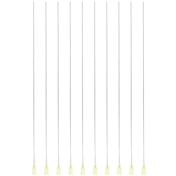 10Pcs 304 Stainless Steel Dispensing Needle 20 Gauge Stainless Steel Long Needles with Luer Connector for Cartridge Alcohol Essential Oil Dispensers diy