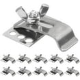 10Pcs 304 Stainless Steel Heavy Duty Sink Clips Kit, Kitchen Bathroom Epoxy Undermount Sinks