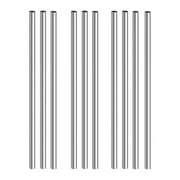 10Pcs 304 Stainless Steel Round Rod, 2mm Diameter Length 250mm Metal Solid Shaft Rods for Industry, Metal Working Hobbies and DIY Craft