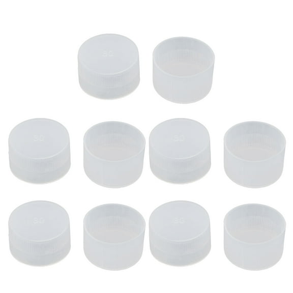 10Pcs 30mm Inner Dia PE Plastic End Cap Bolt Thread Protector Tube Cover