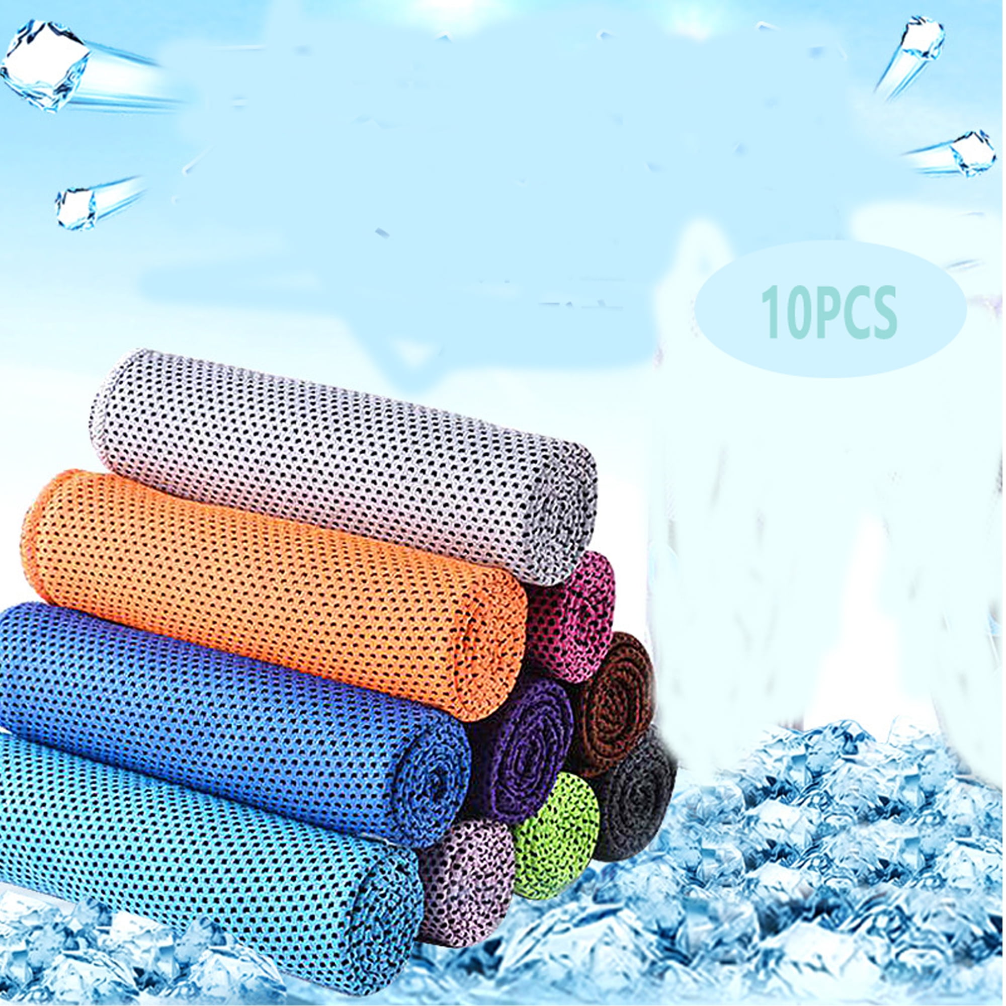 10Pcs 39in Length Cool Towels Ice Towel For Neck And Face Cooling 10pcs-39in-length-cool-towels-ice-towel-for-neck-and-face-cooling