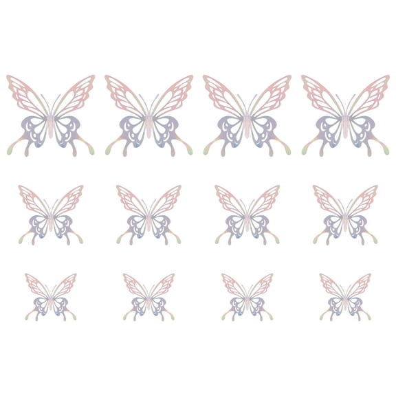 10Pcs 3D Metal Butterfly Sticker! Usloyux 3D Flying Hollow Metal Butterfly Wall Sticker, Decorative Cardboard Wall Decals for Party, Wedding, Home Decor, Festive Background Decoration