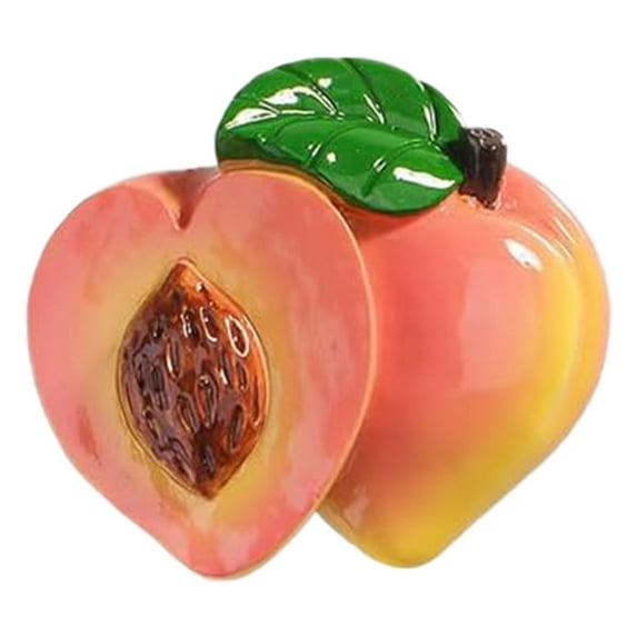 10Pcs 3D Resin Fruit Fridge Magnets - Cute Funny Shapes (Pineapple/Strawberry etc.), Strong Magnet, for Refrigerators/Whiteboards, Decorative