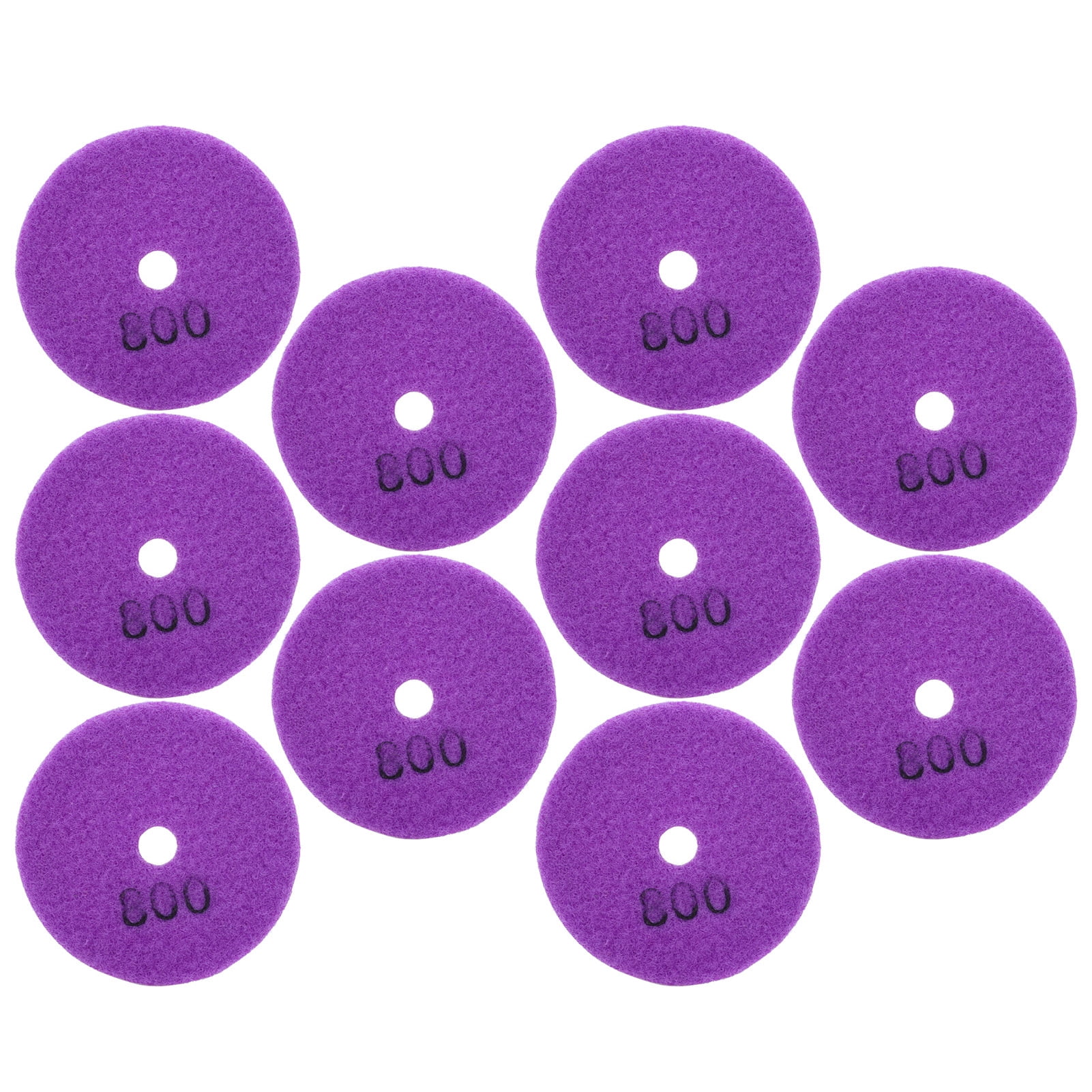10Pcs 3in Sanding Discs Pads Buffing Polishing Diamond Marble Concrete