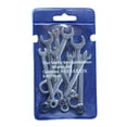 10Pcs 411mm Mini Box Wrench Set Open DualPurpose Combination Ratchet