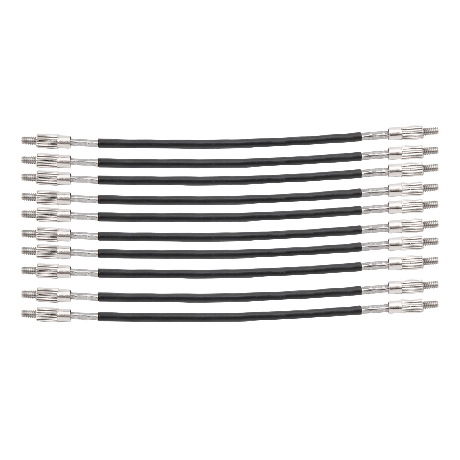 10Pcs 4/4?3/4 Violin Tail Rope Steel Wire Tailpiece Gut Cord Musical