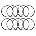 thumbnail image 1 of 10Pcs 44mm x 1.9mm Rubber O-rings NBR Heat Resistant Sealing Ring Grommets Black, 1 of 2