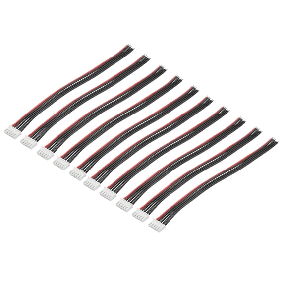 10Pcs 4S Balance Charger Cable 150mm 22AWG Lipo Balance Wire Connector Extension Cable RC Lipo Battery Charger