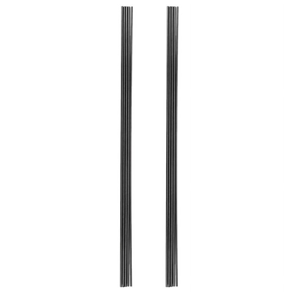 10Pcs 4mm Black Carbon Fibre Rods Rod 500mm Long for Sand-Table RC Airplane DIY,10 x Carbon fiber rods,black