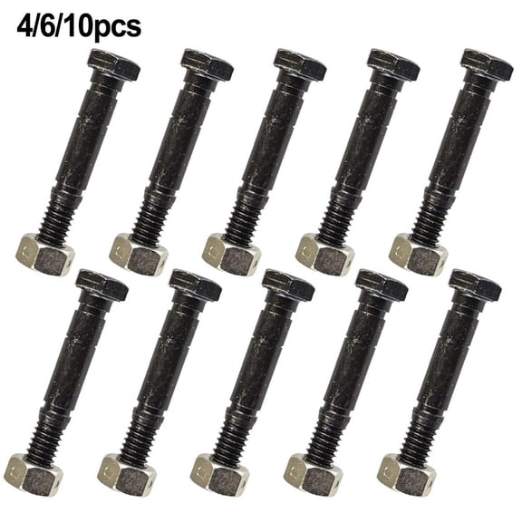 10Pcs 5/16" Shear Pin & Nut Set for Ariens Snow Blowers - Smooth Operation! Smile Home