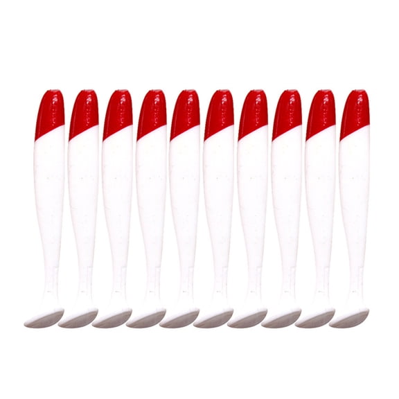 10Pcs 5.5-12cm Swim Baits for Saltwater T Tail Soft Fishing Lures Paddle Tail Swimbaits Artificial Baits