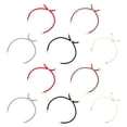 thumbnail image 1 of 10Pcs 5 Colors Nylon Twisted Cord Bracelet Making Slider Bracelet Making Fit for Connector Charms with Brass Findings Lead Free & Cadmium Free, 1 of 5