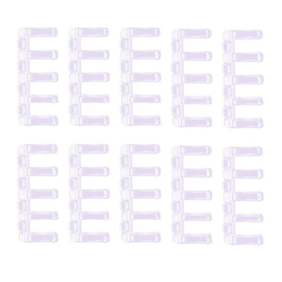 10Pcs 5 Ring New Learning Cards A4 A5 A6 Notebook Stationery Office Supplies Binding Combs Binder Rings Binding Spines Snap Split Loose Leaf PURPLE
