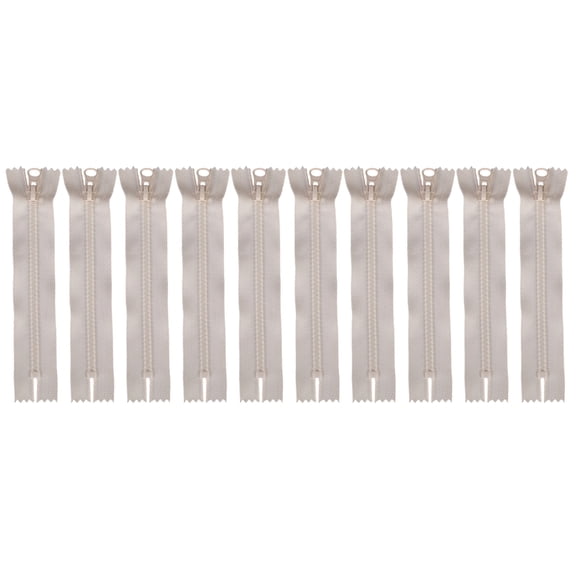 10Pcs 5# Short Nylon Tape Resin Teeth Zipper Close/Open-End Zip for Bag Zipper Repair For Sewing Projects And G