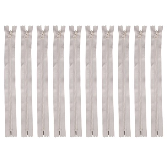 10Pcs 5# Short Nylon Tape Resin Teeth Zipper Close/Open-End Zip for Bag Zipper Repair For Sewing Projects And G