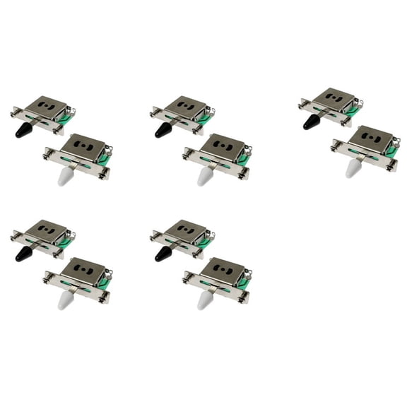 10Pcs 5 Way Pickup Selector Toggle Switch for /SQ Series Electric Guitar Shift Switchs,10 x Guitar Shift Switchs,As Shown